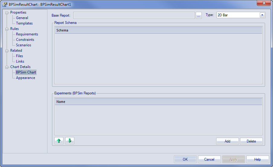 bpsim charts enterprise architect user guide sim chart