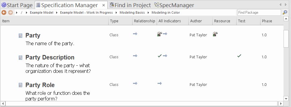 Specification Manager Overview Enterprise Architect User Guide