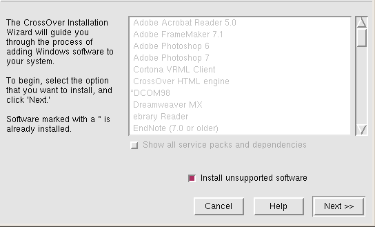 5.1 - Install unsupported software