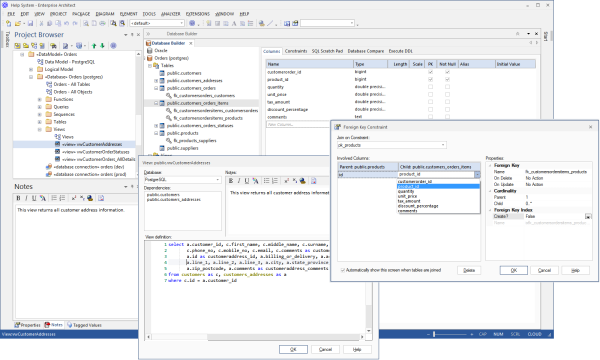 Database Models | Enterprise Architect User Guide