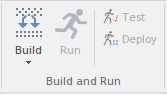 Part of the Code ribbon in Sparx Systems Enterprise Architect.