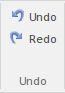 Part of the Layout ribbon in Sparx Systems Enterprise Architect.