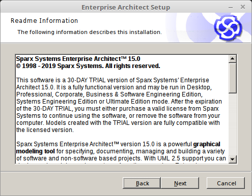 Install the Trial Edition | Enterprise Architect User Guide