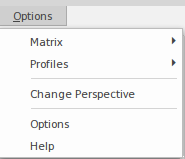 Options menu for the Relationship Menu in Sparx Systems Enterprise Architect.