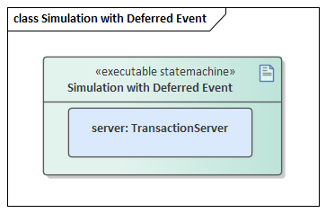 Executable StateMachine deferred event simulation in Sparx Systems Enterprise Architect