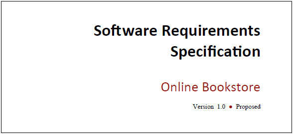 Documenting a Software Requirement Specification (SRS) to a PDF file, in Sparx Systems Enterprise Architect.