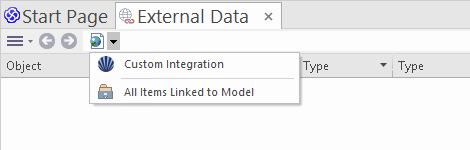 External Data Custom Integration