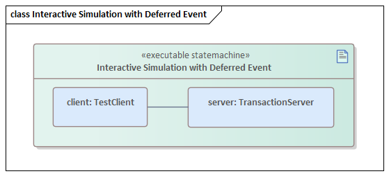Deferred event in business process simulation in Sparx Systems Enterprise Architect