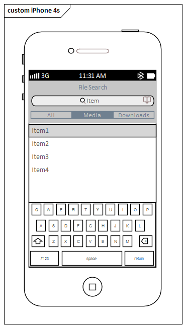 Download Apple iPhone/Tablet Wireframe Toolbox | Enterprise Architect User Guide