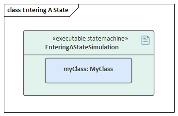 Executable StateMachine for SysML simulation in Sparx Systems Enterprise Architect