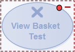 In baseline comparison, the added element will be removed.
