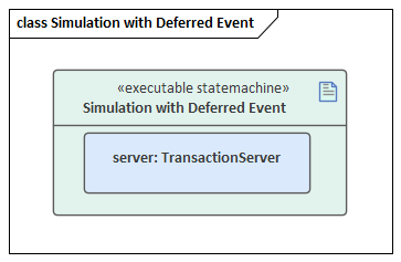 Executable StateMachine deferred event simulation in Sparx Systems Enterprise Architect