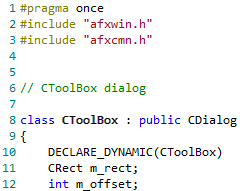 Syntax highlighting in code editor in Sparx Systems Enterprise Architect.