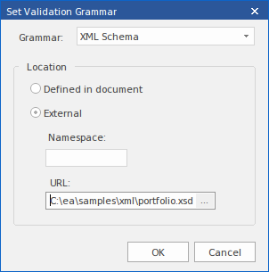 XML Validation | Enterprise Architect User Guide