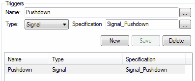 Trigger creation on a transition Trigger creation on a transition