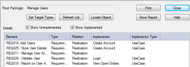 ImplementationReport
