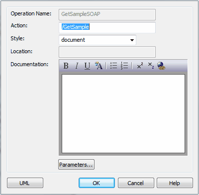 WSDLBindingOperationProps
