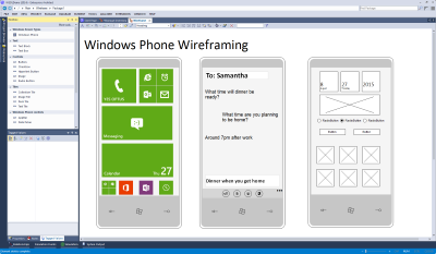 Windows Phone Wireframes