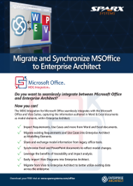 Migrate and Synchronize MSOffice to Enterprise Architect