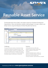 Sparx Systems Reusable Asset Service