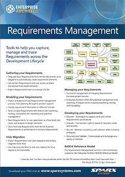 Requirements Management with Enterprise Architect