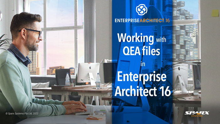 Working with QEA files in Enterprise Architect 16